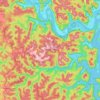 Canoelands topographic map, elevation, terrain