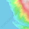 Senj topographic map, elevation, terrain