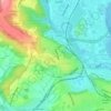 Llandough topographic map, elevation, terrain