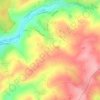 Ettingen topographic map, elevation, terrain