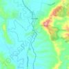 Kyogle topographic map, elevation, terrain