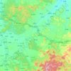 Shangzhi topographic map, elevation, terrain