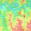 Warrandyte topographic map, elevation, terrain