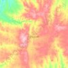 Crookwell topographic map, elevation, terrain