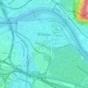 Birsfelden topographic map, elevation, terrain