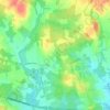 Lamington topographic map, elevation, terrain