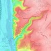 Belbeuf topographic map, elevation, terrain