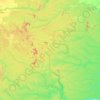 Uaupés topographic map, elevation, terrain