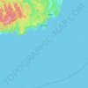 Katsuura topographic map, elevation, terrain