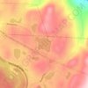 Tippings Pond topographic map, elevation, terrain