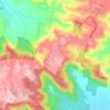 Booroobin topographic map, elevation, terrain