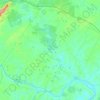 Fluvanna County topographic map, elevation, terrain