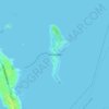 Hart Island topographic map, elevation, terrain