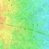 Manzese topographic map, elevation, terrain