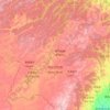 呼伦贝尔市 topographic map, elevation, terrain