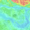 Île aux Allumettes topographic map, elevation, terrain