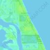 Wabasso Beach topographic map, elevation, terrain