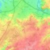 Beek topographic map, elevation, terrain