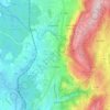Coligny topographic map, elevation, terrain