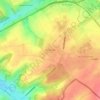 Baneheide topographic map, elevation, terrain