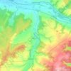 Jully-sur-Sarce topographic map, elevation, terrain