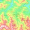 Honduras de la Sierra topographic map, elevation, terrain