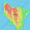 Hernando Island topographic map, elevation, terrain