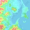 Cam Ranh topographic map, elevation, terrain