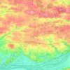 Loireauxence topographic map, elevation, terrain