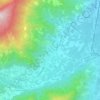 Piasco topographic map, elevation, terrain
