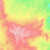 McDouall Peak topographic map, elevation, terrain