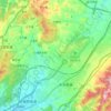 Changshui Subdistrict topographic map, elevation, terrain