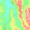Oberne Creek topographic map, elevation, terrain