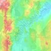 Carson City topographic map, elevation, terrain