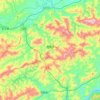 西安镇 topographic map, elevation, terrain
