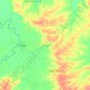 El Higo topographic map, elevation, terrain