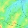 Girraween topographic map, elevation, terrain