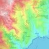 Scala topographic map, elevation, terrain