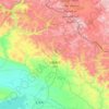 Altay topographic map, elevation, terrain