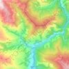 Rialp topographic map, elevation, terrain