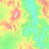 Granados topographic map, elevation, terrain