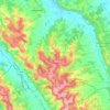 Viella topographic map, elevation, terrain