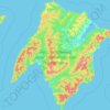 Isla Gran Chantar topographic map, elevation, terrain