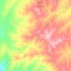 Campoona topographic map, elevation, terrain