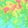 Belgrave South topographic map, elevation, terrain