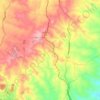 Bugle Ranges topographic map, elevation, terrain