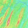 Morgan County topographic map, elevation, terrain