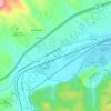 Glenvar topographic map, elevation, terrain