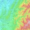 Tai'an topographic map, elevation, terrain