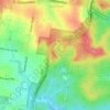 Stretton topographic map, elevation, terrain